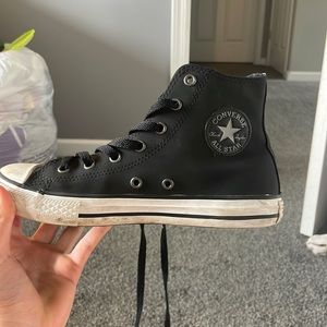 Black converse all star